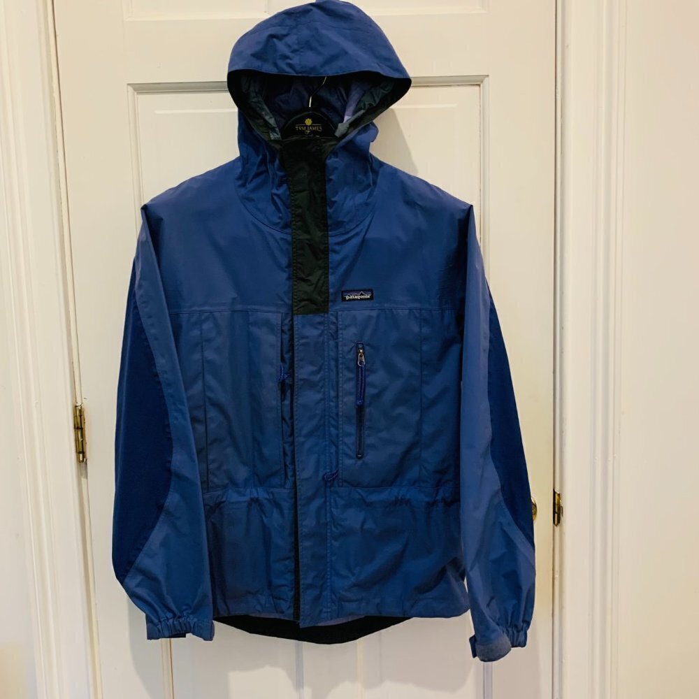 Vintage Patagonia Womens Shell Jacket Rain Wind Triolet Hike Climb Rare